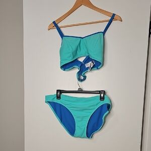 Old Navy Aqua and Blue Bikini